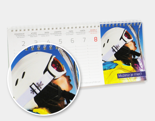 Studio Beta -produkty kalendarz spiralny